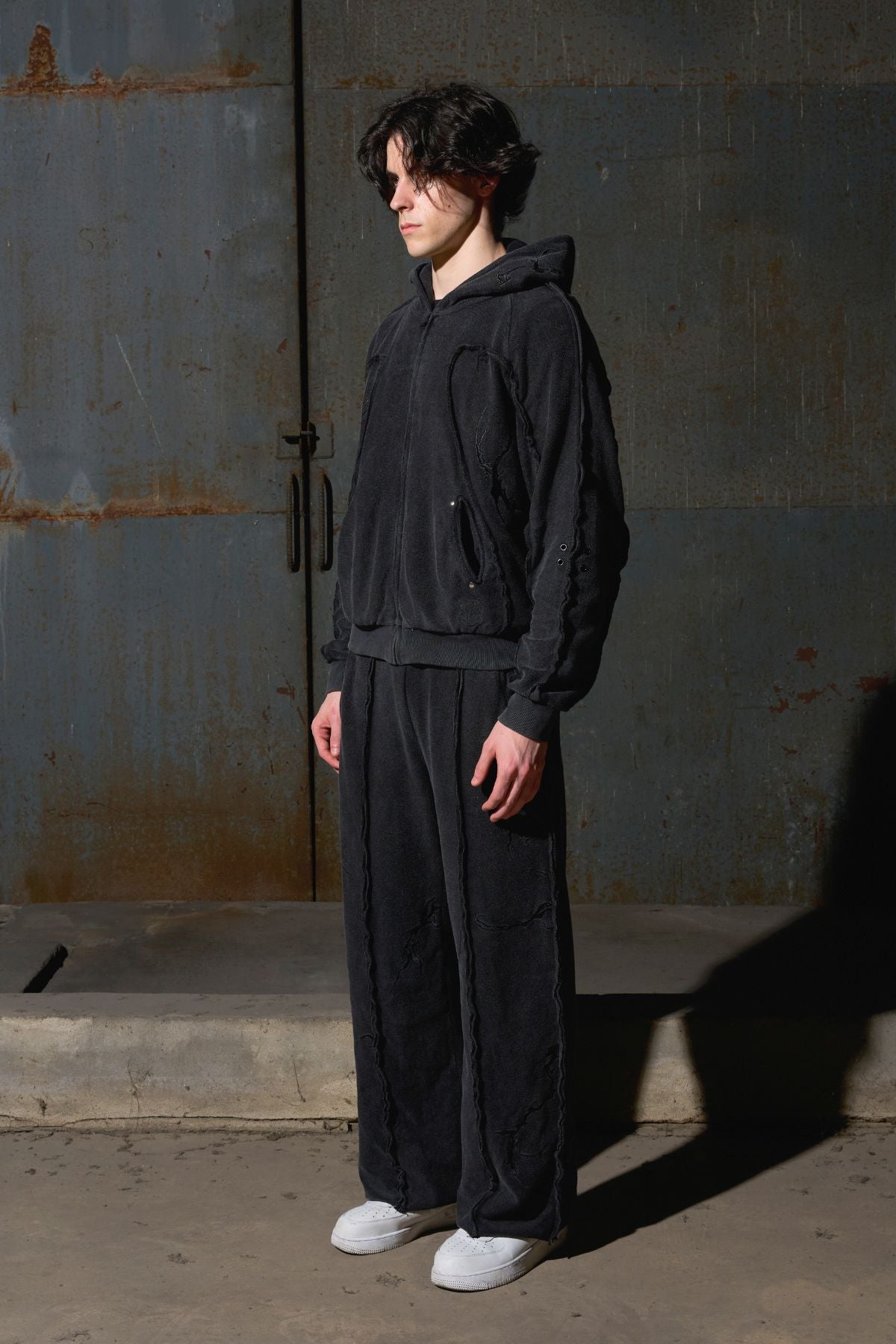 Fractured Zip Hoodie