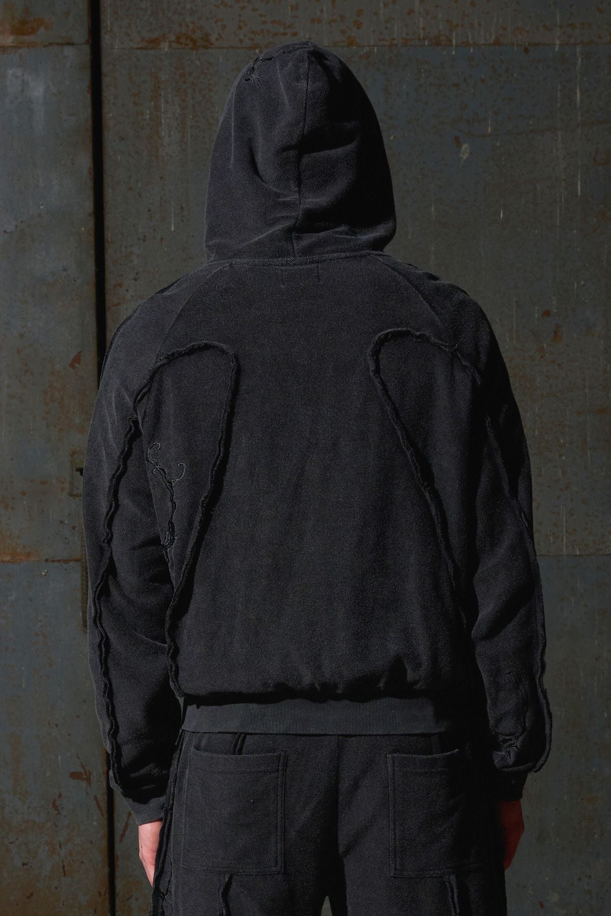 Fractured Zip Hoodie