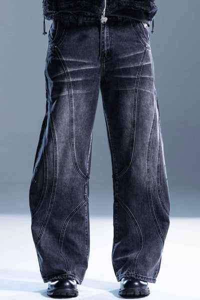 Ascending Black Denim