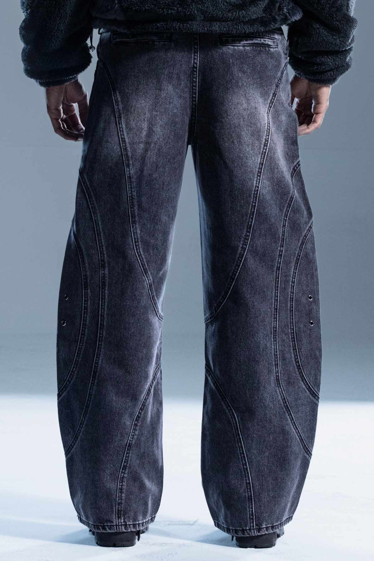 Ascending Black Denim