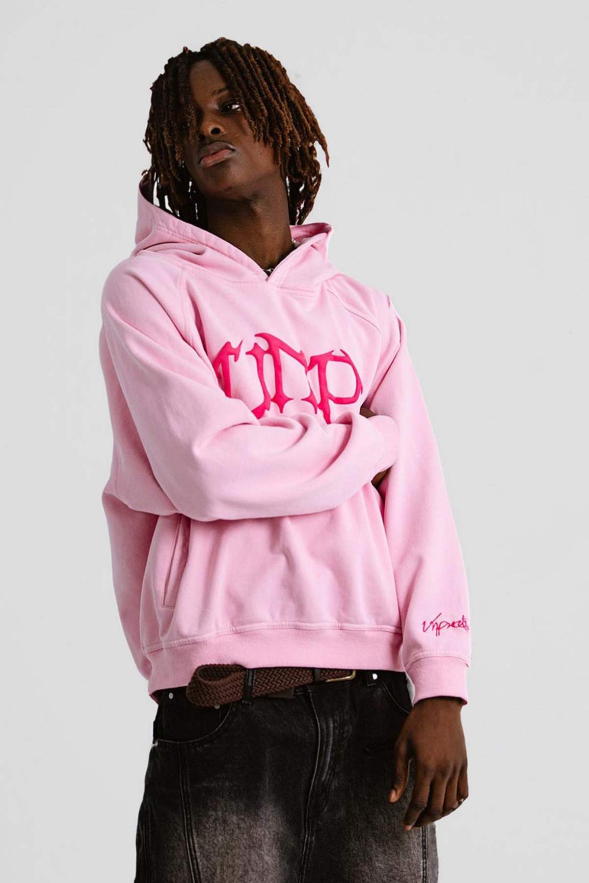Pink Monochrome Hoodie