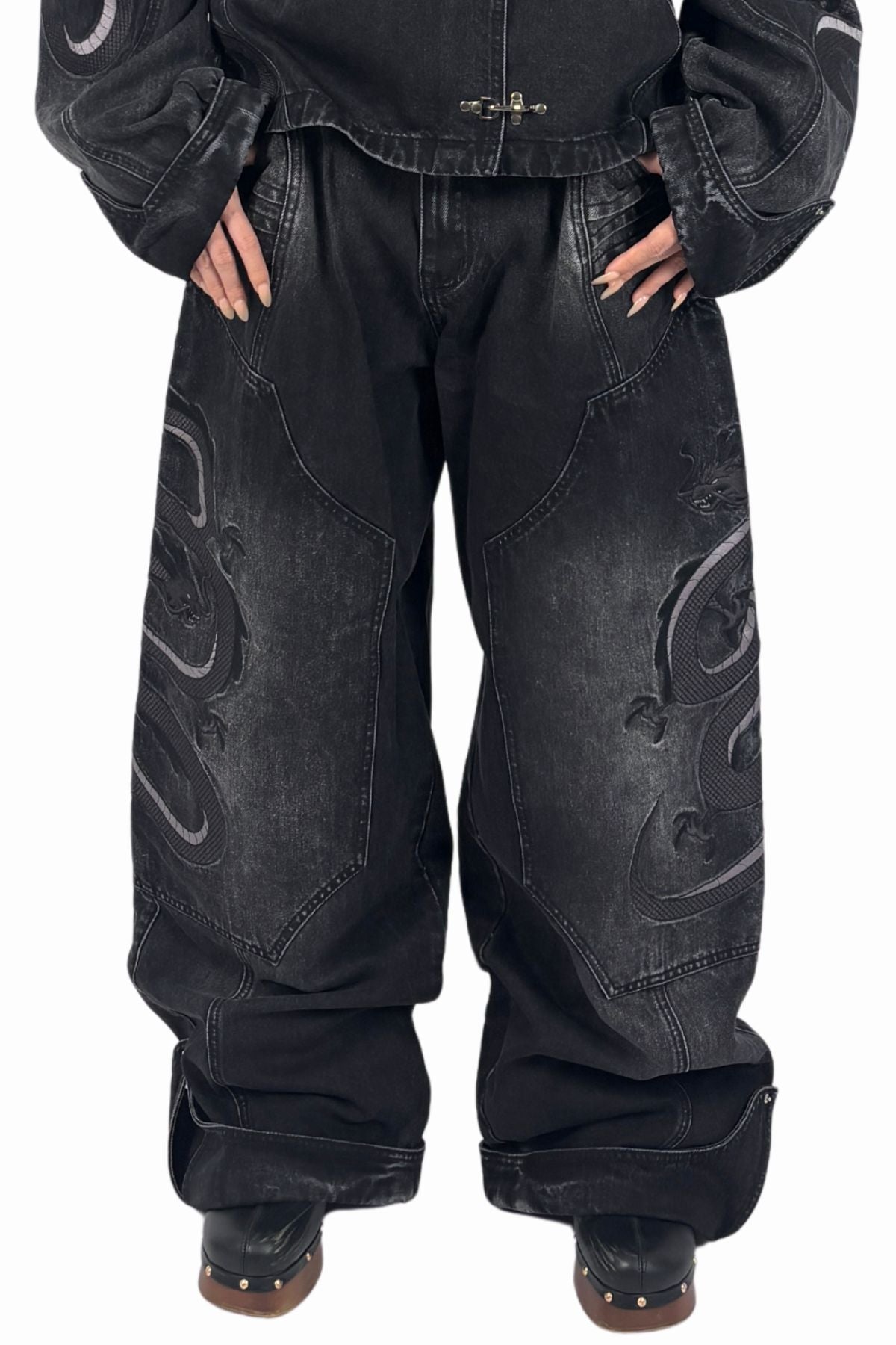 Dragon Denim Jeans Black