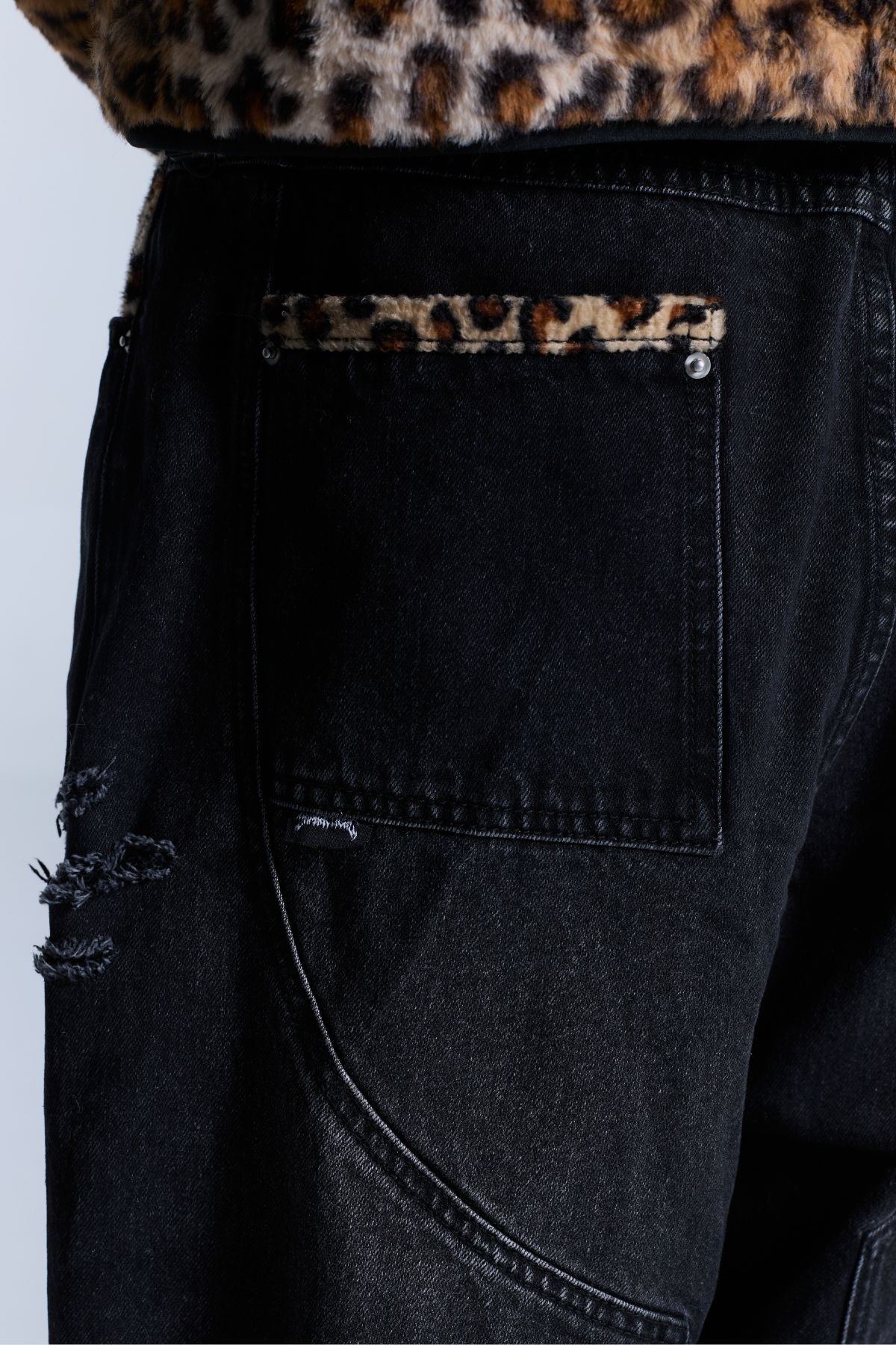 Cheetah Denim Jeans