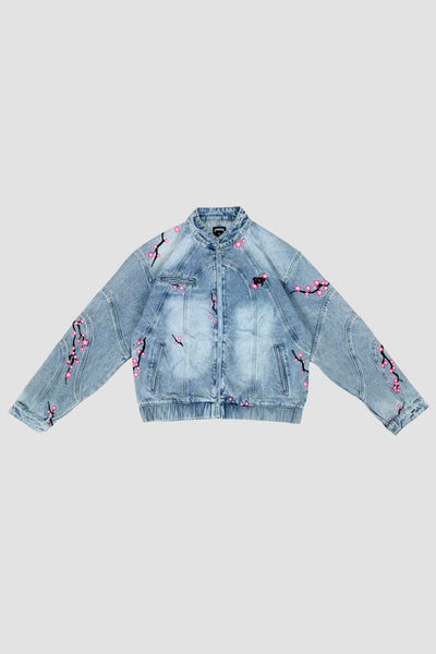 Sakura Blue Denim Jacket