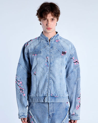 Sakura Blue Denim Jacket