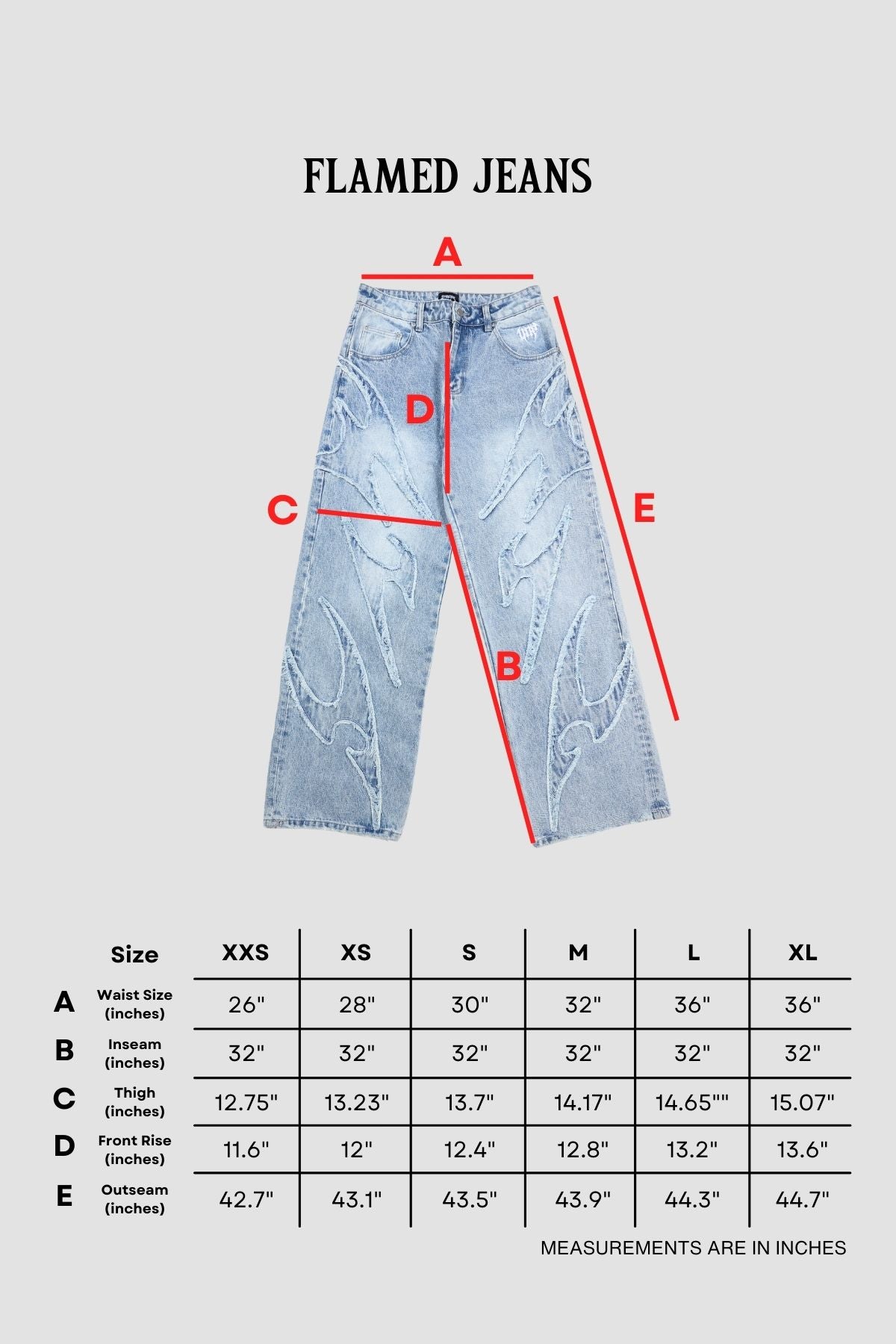 Flamed Blue Denim