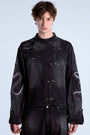 Dragon Denim Jacket Black