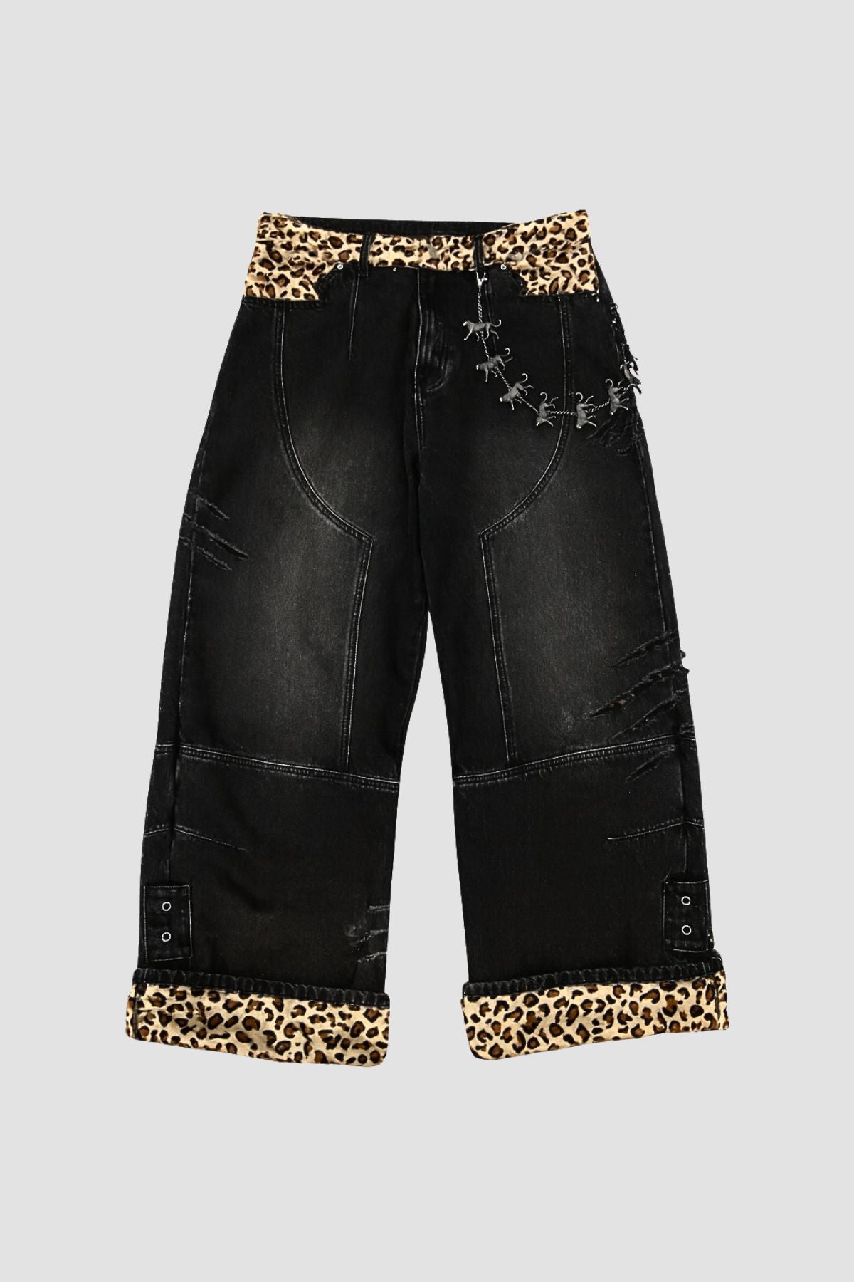 Cheetah Denim Jeans