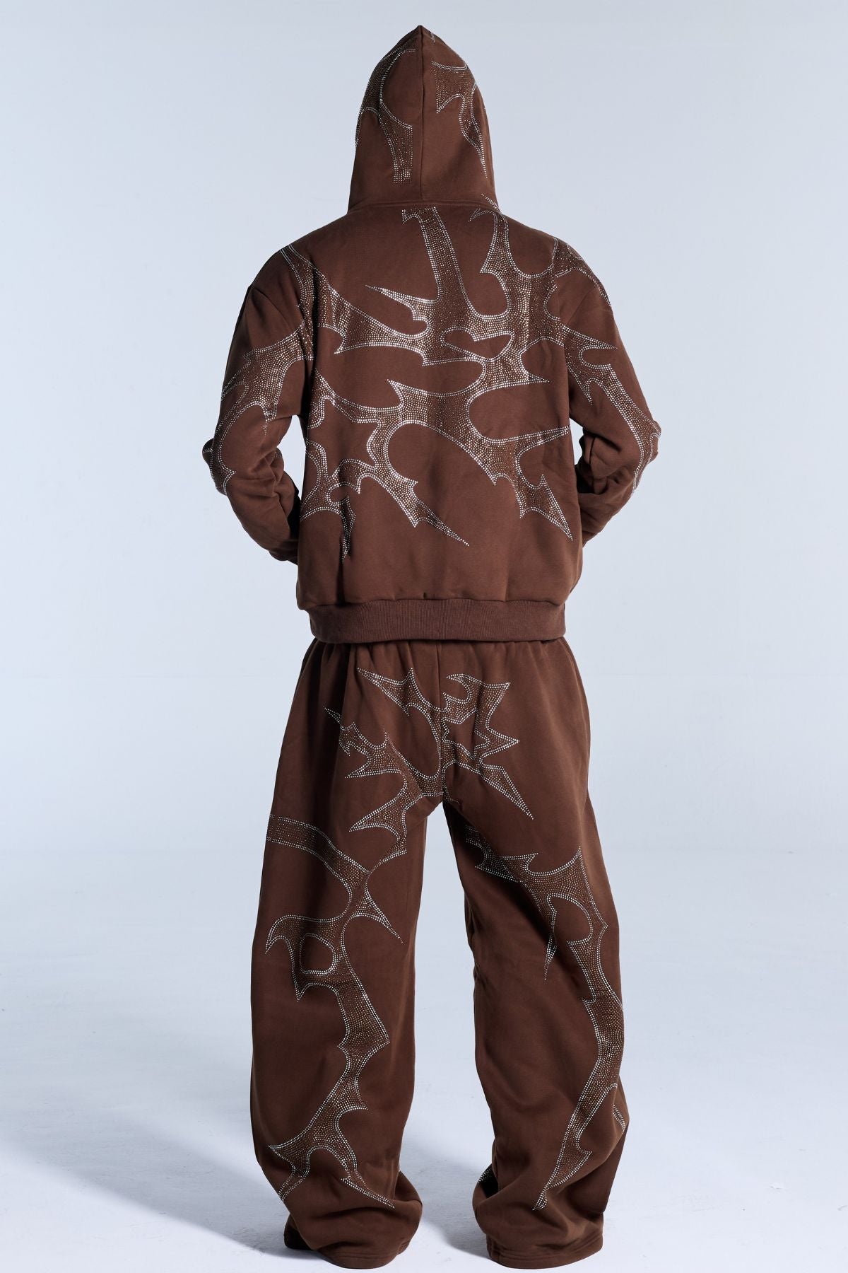 THORNS ZIP HOODIE BROWN – Unpractical