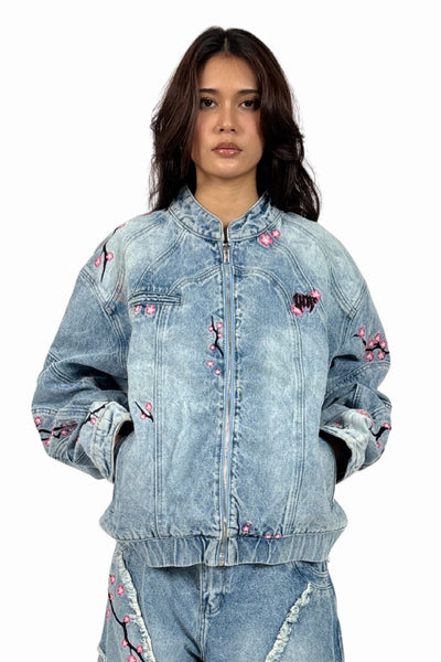 Sakura Blue Denim Jacket