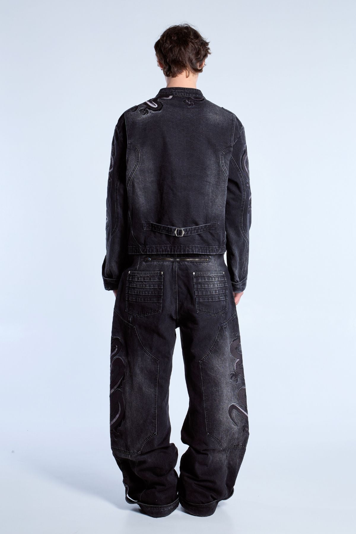 Dragon Denim Jacket Black – Unpractical