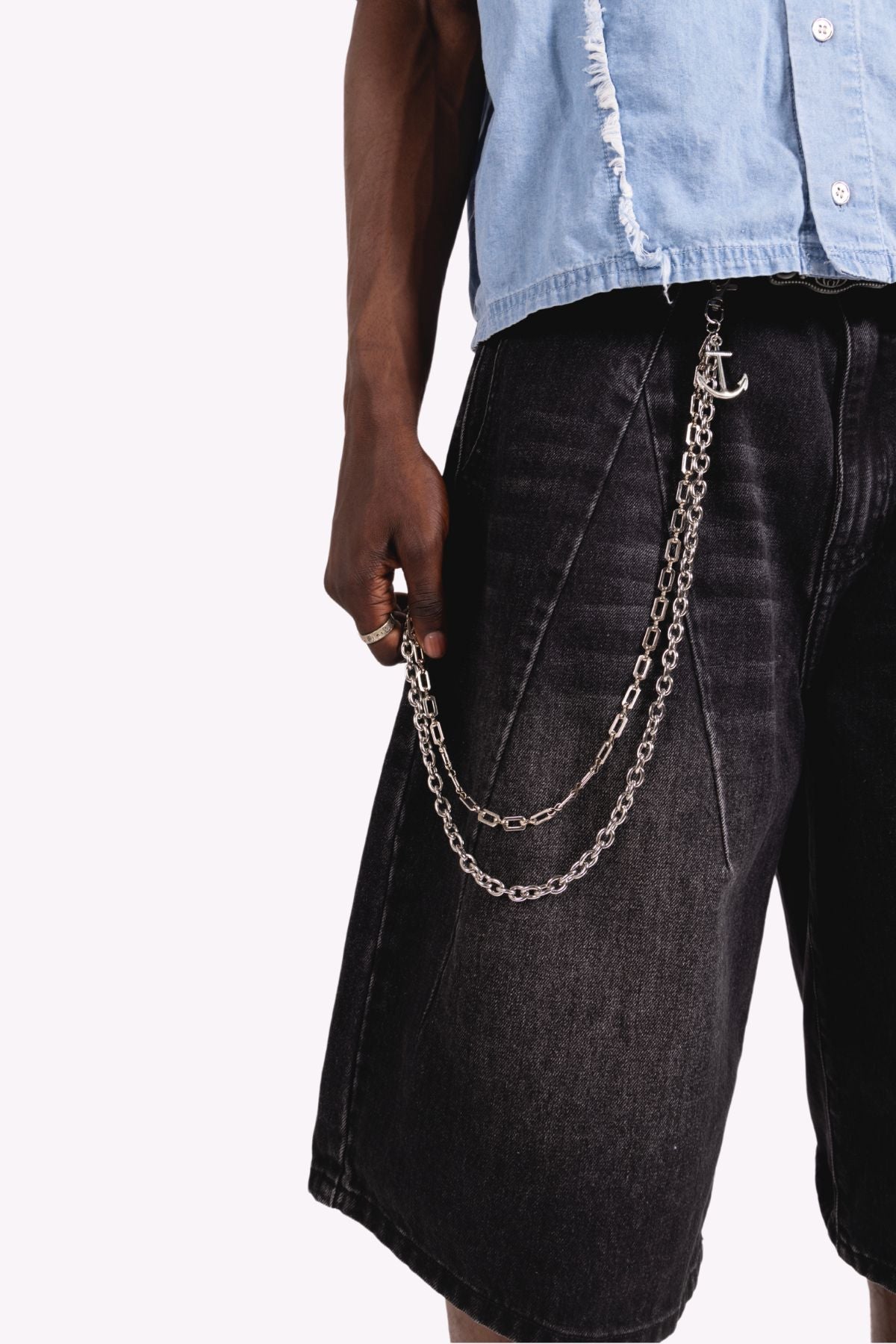 Anchor Denim Jorts Black