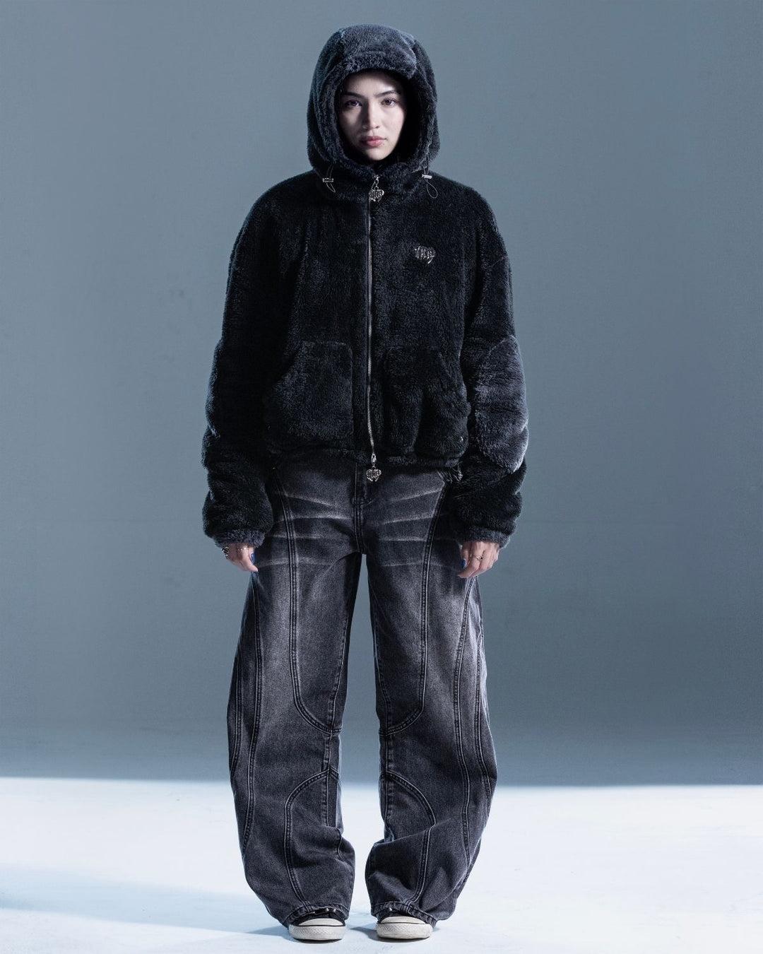 Ascending Black Denim