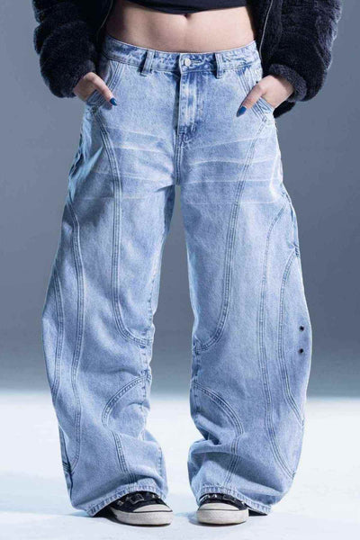 Ascending Blue Denim