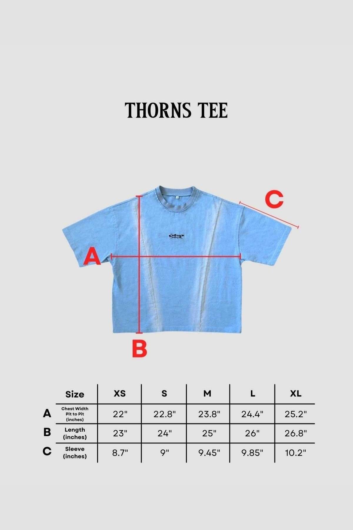 Baby Blue &quot;Thorns Tee&quot;
