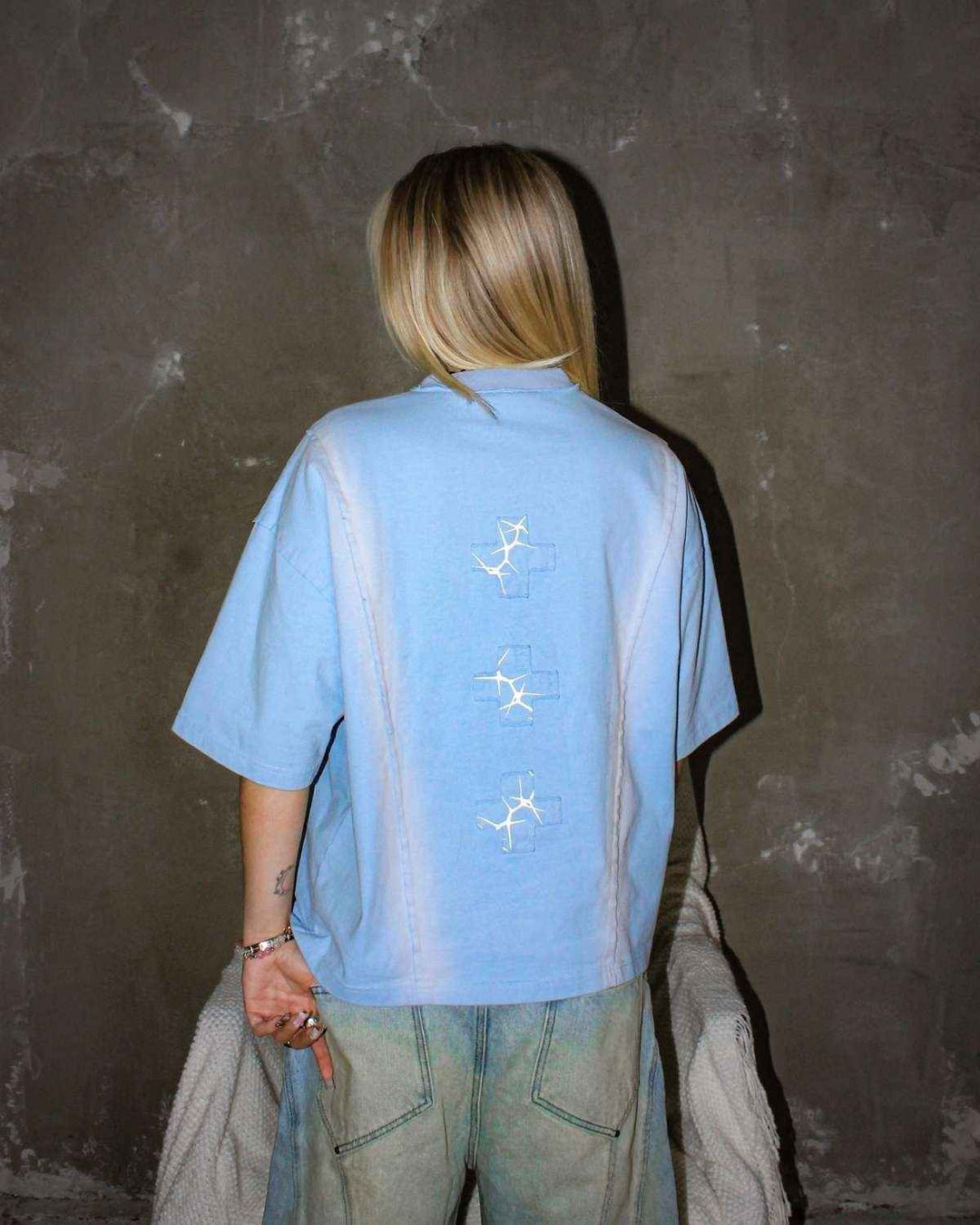 Baby Blue "Thorns Tee"