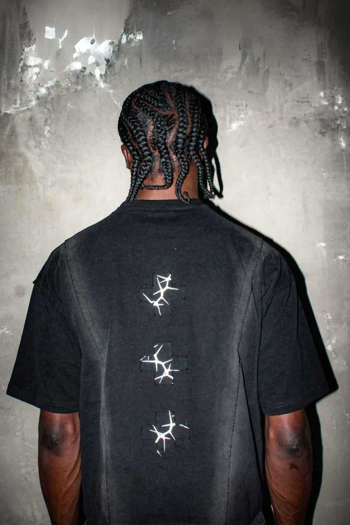 Black &quot;Thorns Tee&quot;
