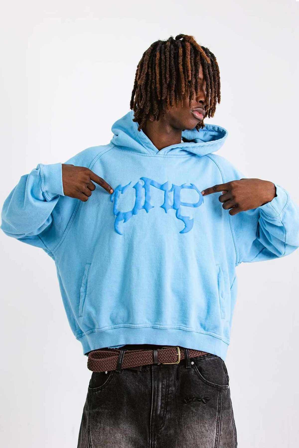 Blue Monochrome Hoodie