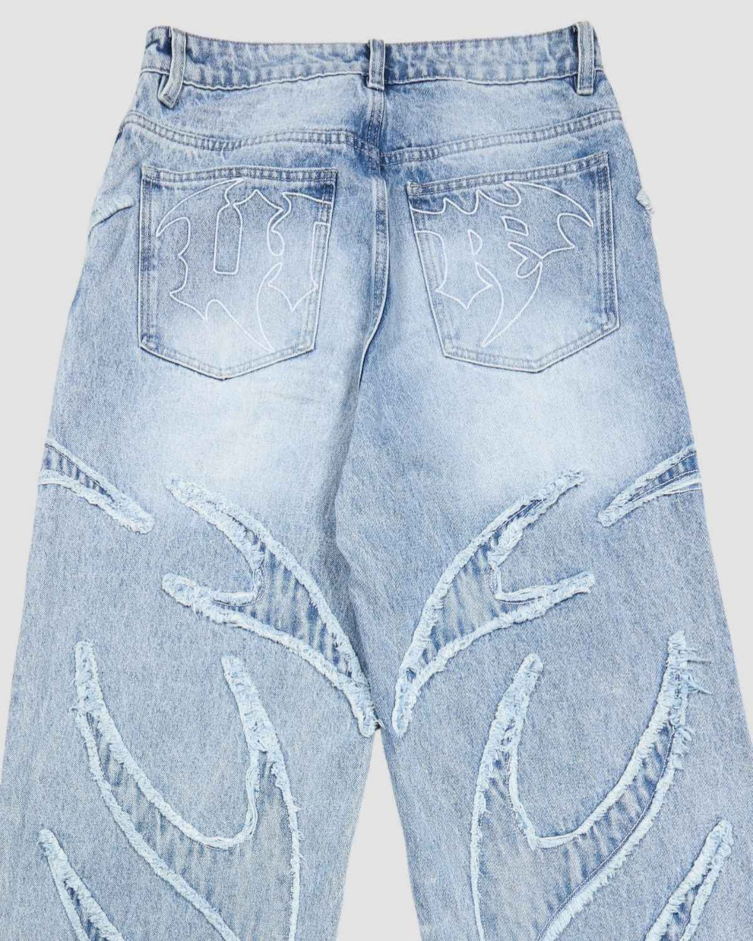 Flamed Blue Denim