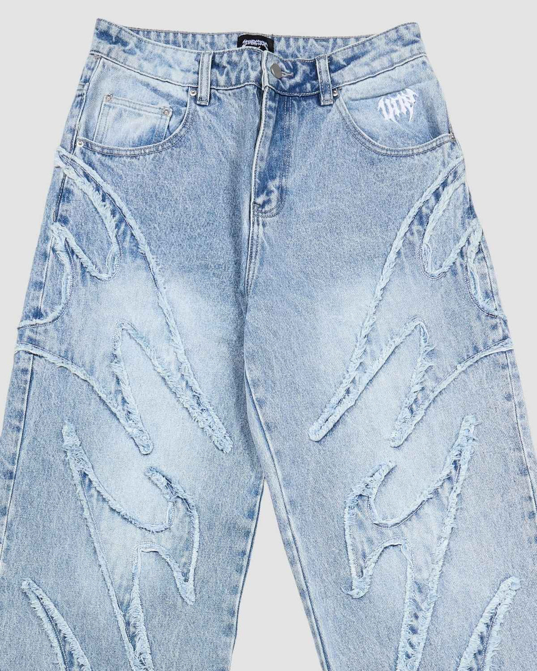 Flamed Blue Denim