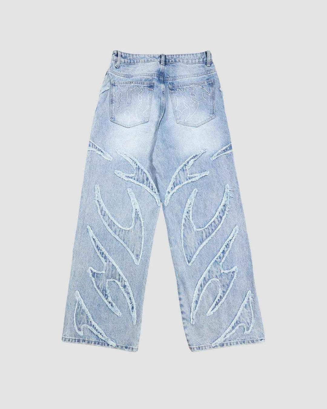 Flamed Blue Denim