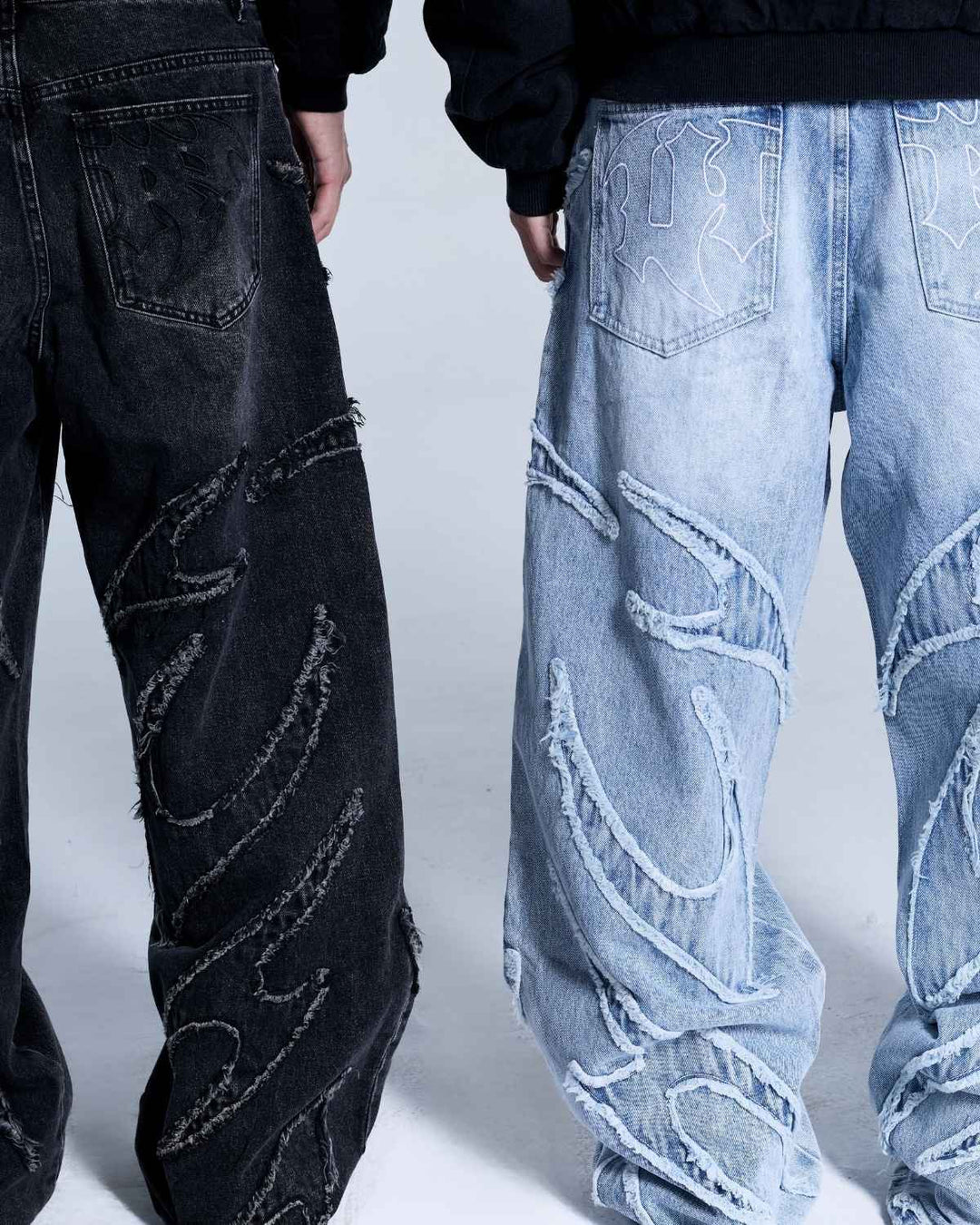 Flamed Blue Denim