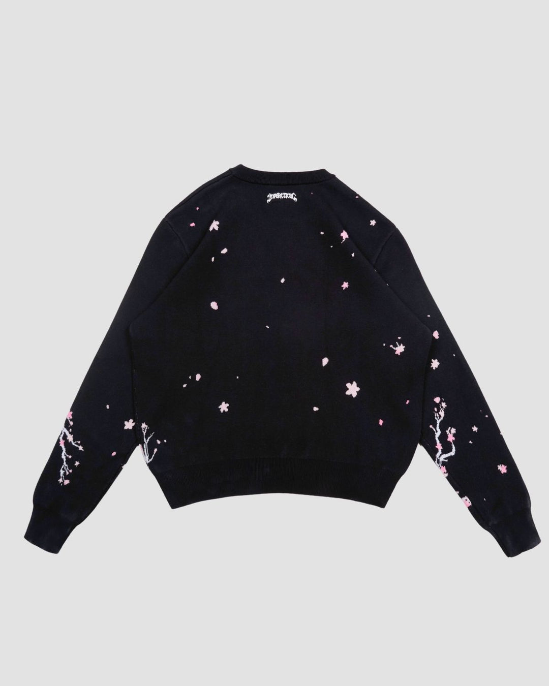Sakura Black Knit Sweater