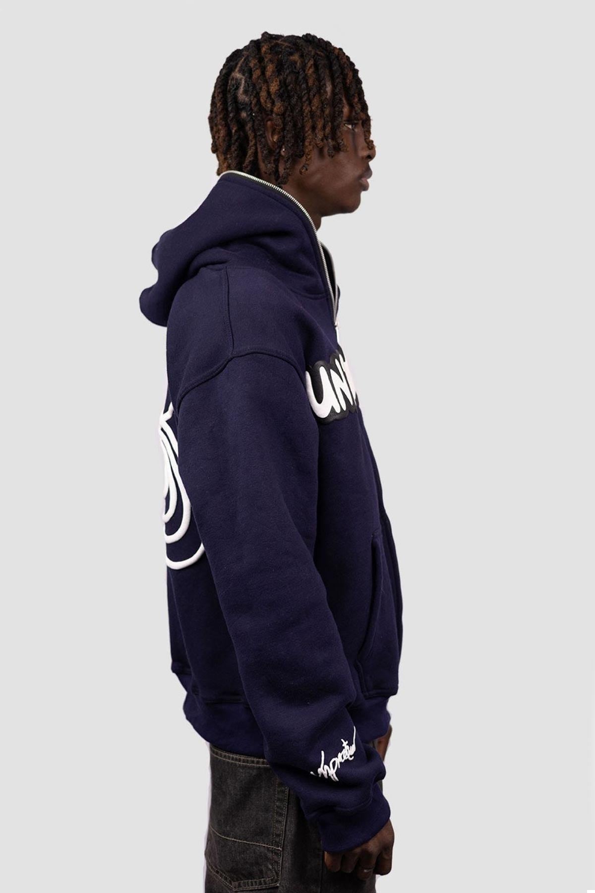 &quot;Midnight Navy&quot; Fullzip