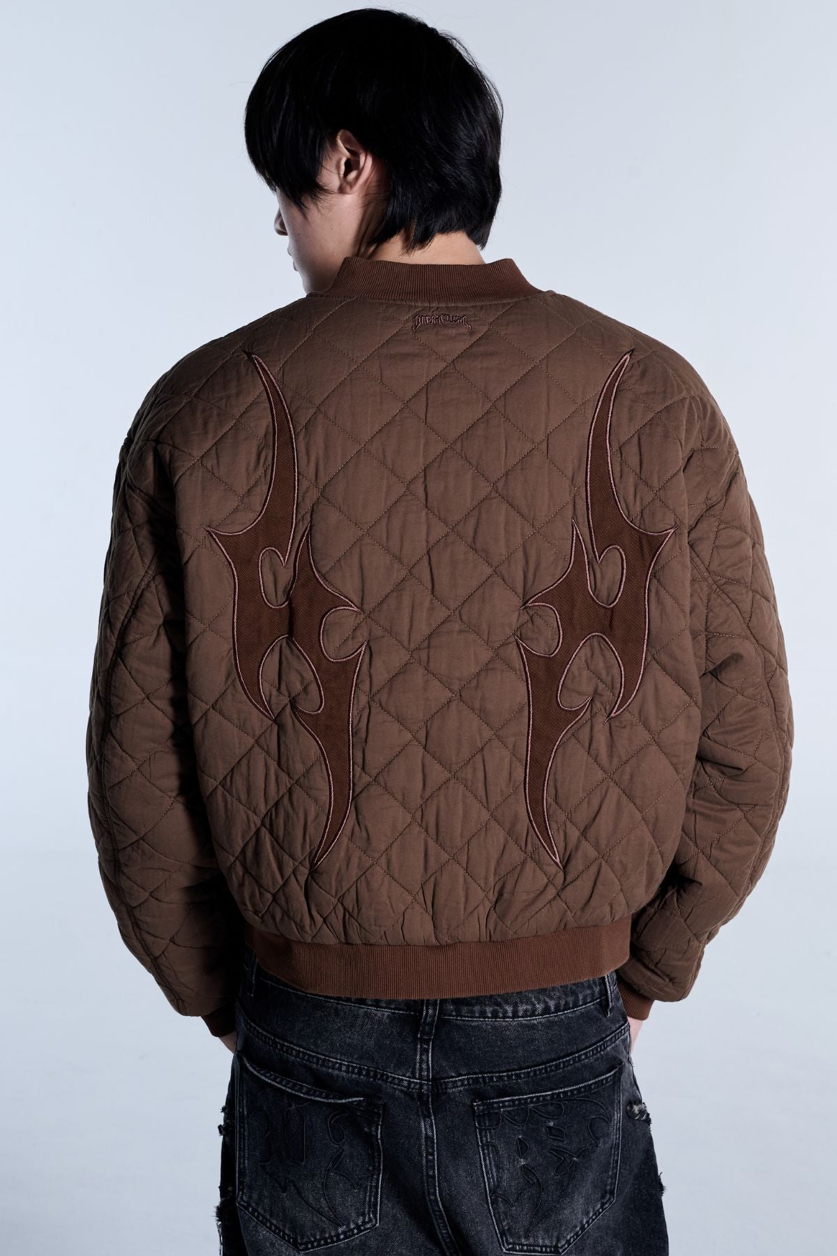 Flamed Mocha Bomber Jacket – Unpractical