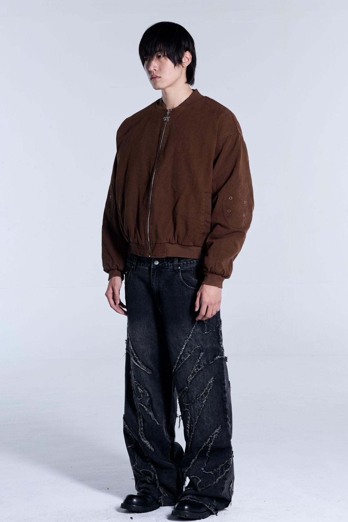 Flamed Mocha Bomber Jacket – Unpractical