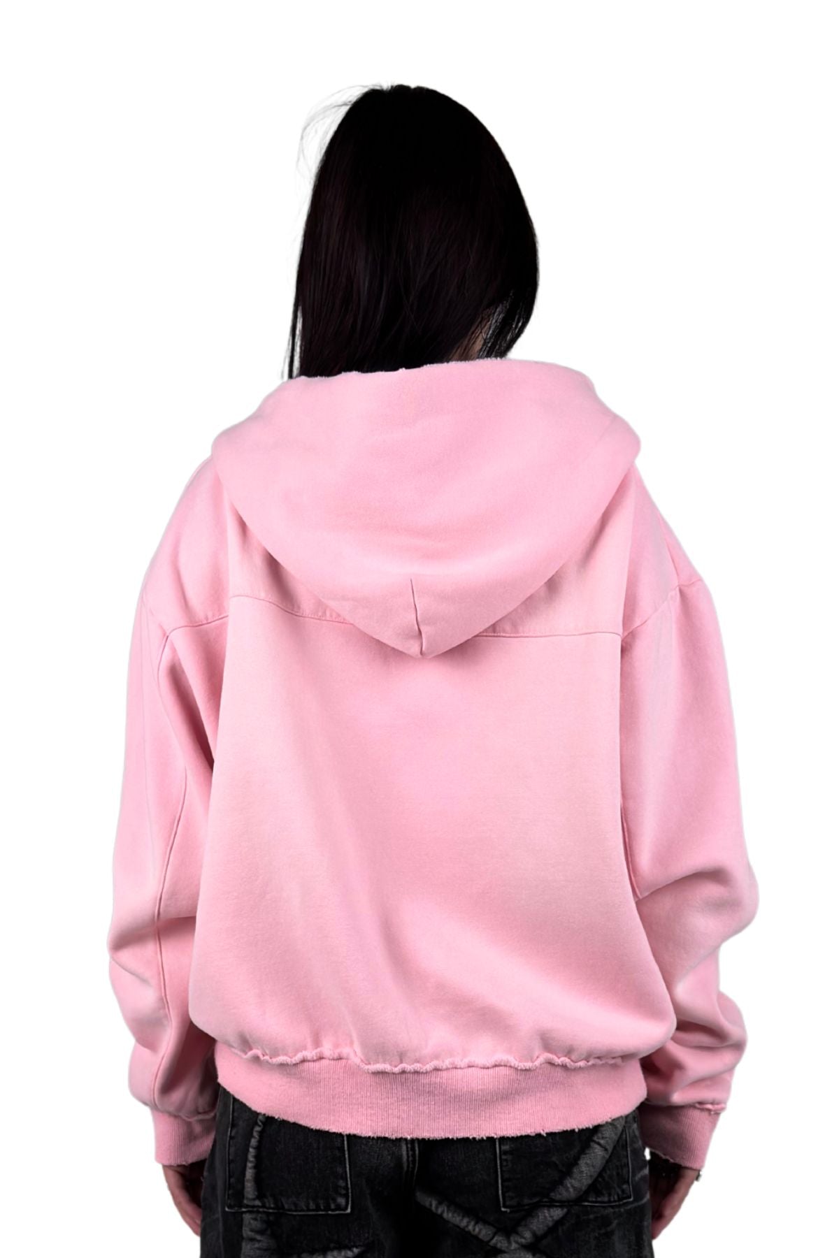 Pink Essentials Zip Hoodie
