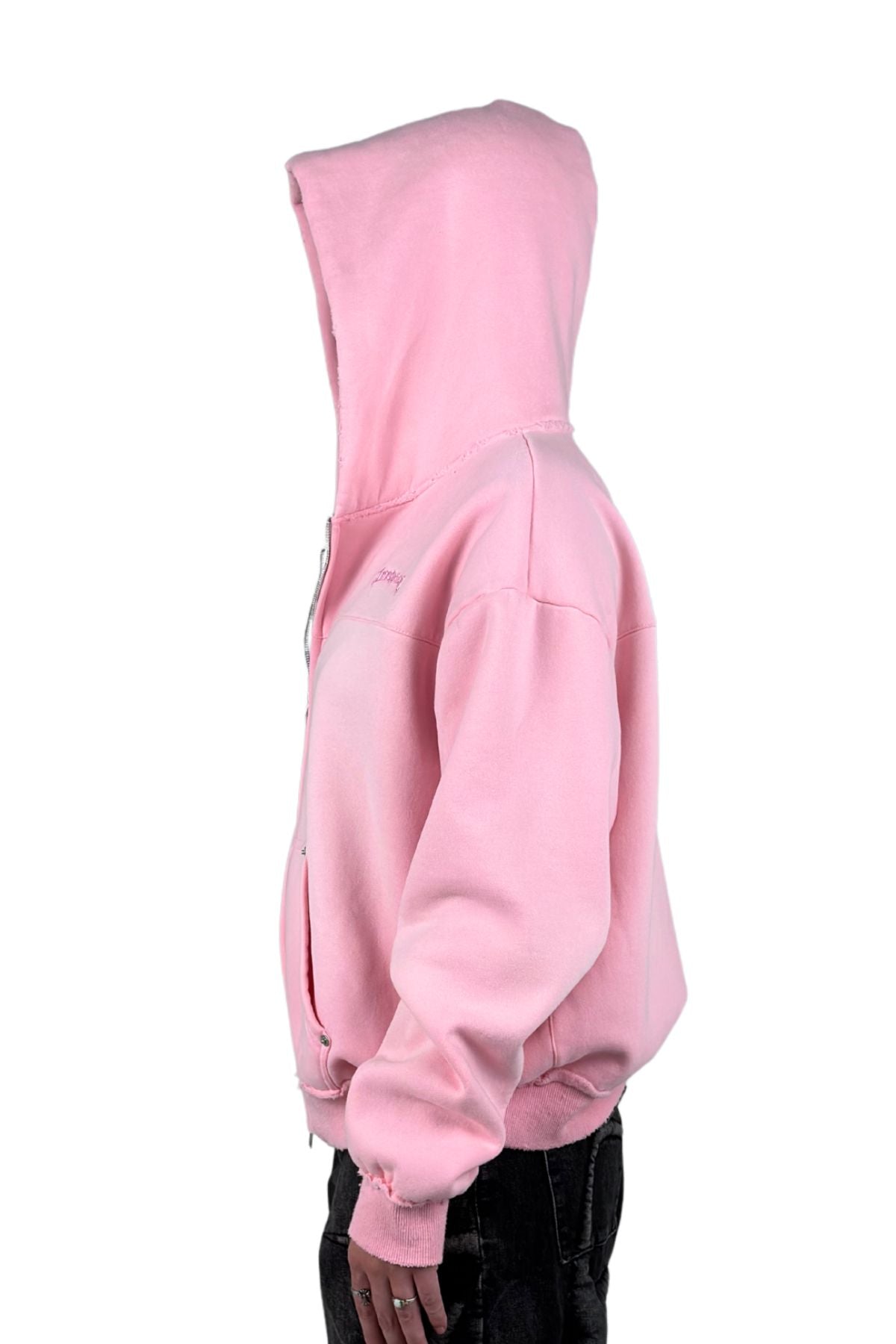 Pink Essentials Zip Hoodie