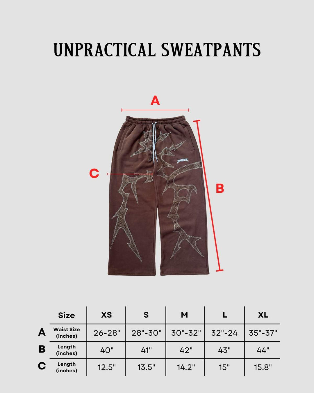 THORNS SWEATPANT BROWN
