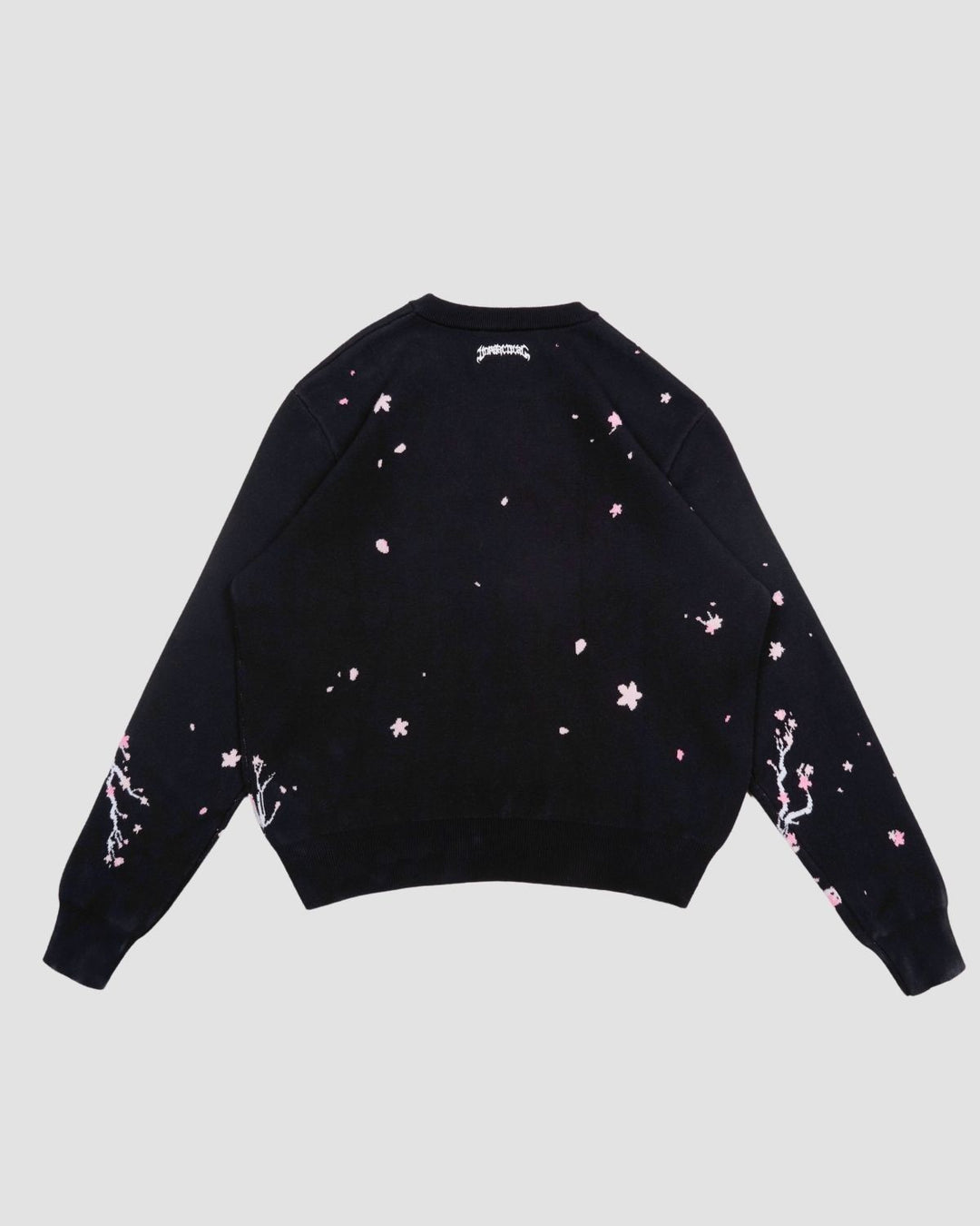 Sakura Black Knit Sweater