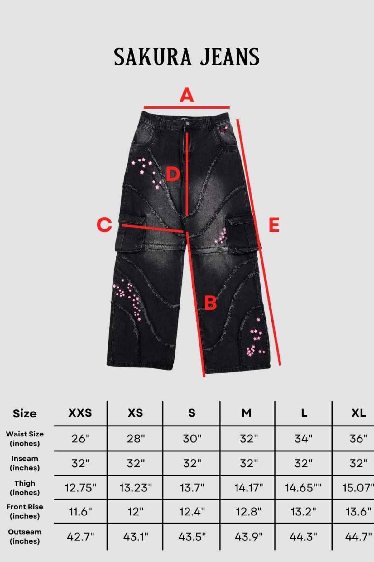 Sakura Denim Jeans
