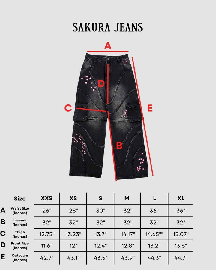 Sakura Denim Jeans