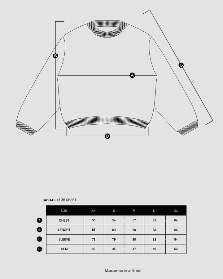 Sakura White Knit Sweater
