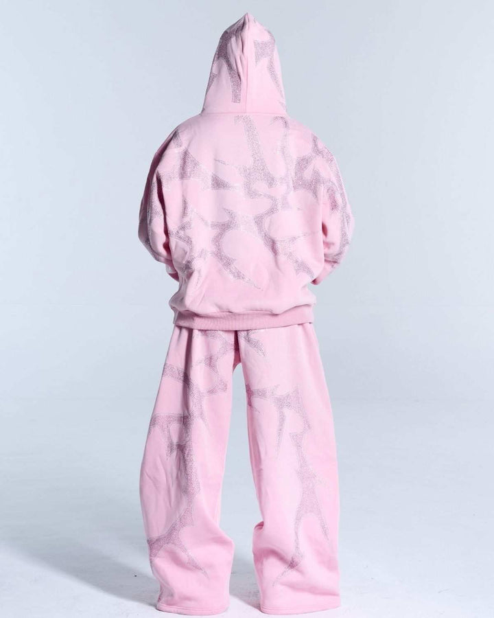 THORNS ZIP HOODIE PINK