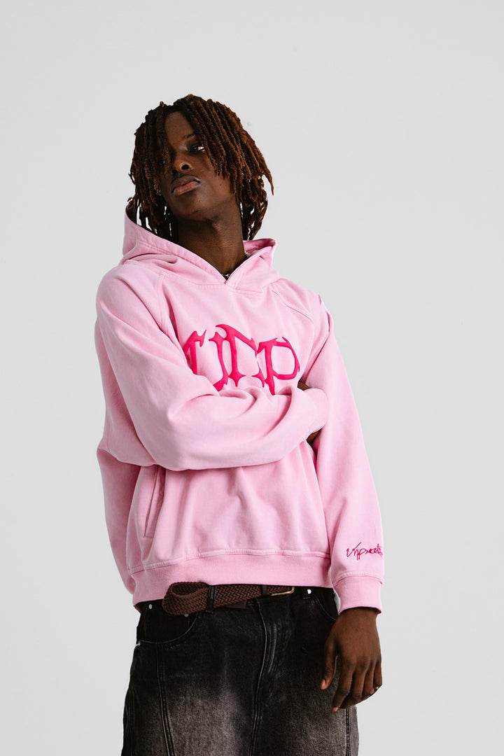 Pink Monochrome Hoodie