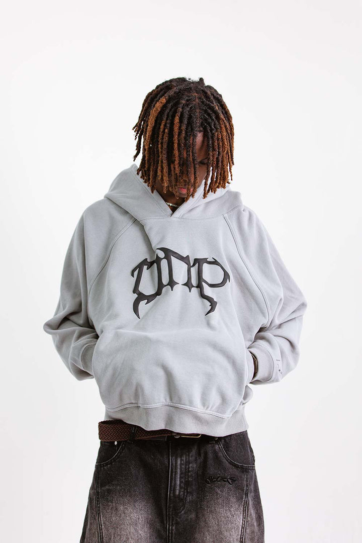 Grey Monochrome Hoodie