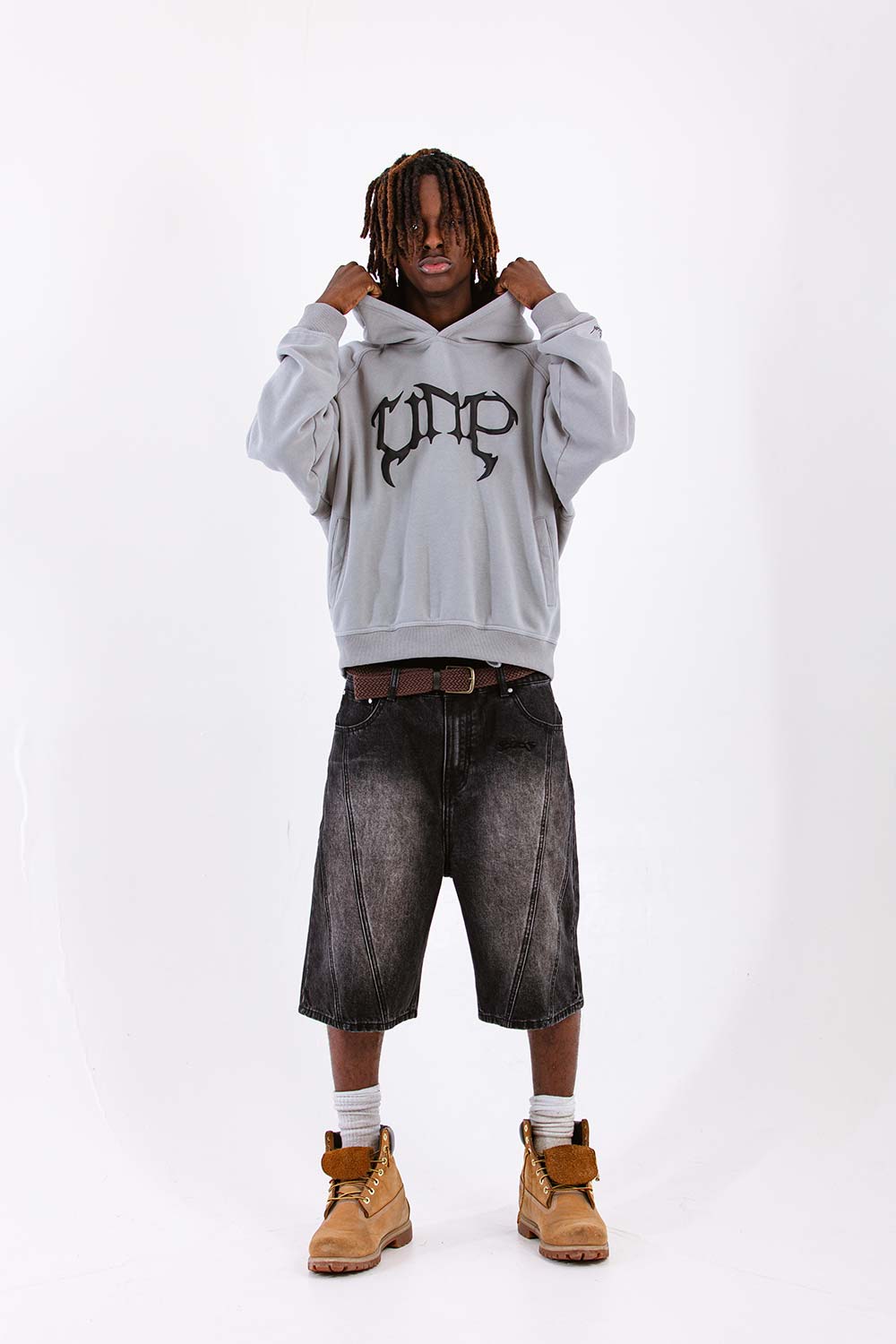 Grey Monochrome Hoodie