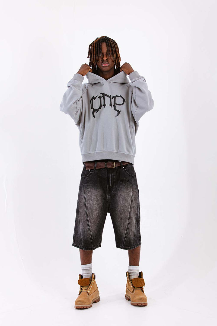 Grey Monochrome Hoodie